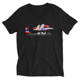Mongkol Unisex Short Sleeve V-Neck T-Shirt Kick
