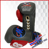 Mongkol Boxing Glove - WBC Collection 18 grey/blue thumb