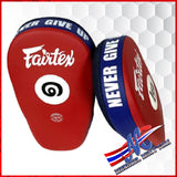 Fairtex Focus Mitts Fmv13 Black Red Maximized Pro Mitts