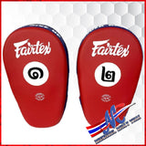 Fairtex Focus Mitts Fmv13 Black Red Maximized Pro Mitts