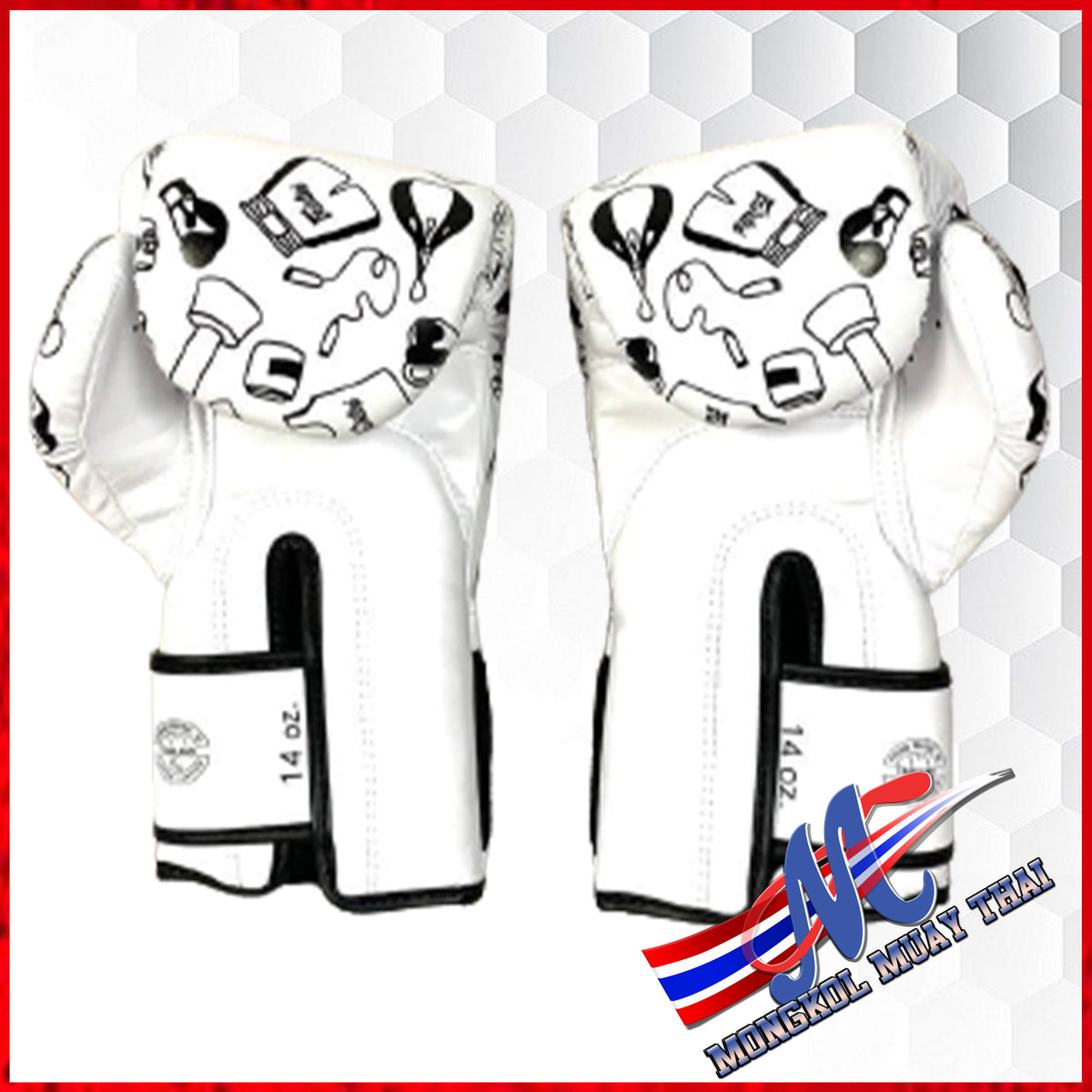 Boxing gloves Fairtex BGV14W Graffiti 14Oz – Mongkol Muay Thai