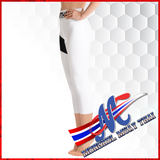 legging white, mongkol yoga Capri Legging - left view