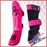 Pink Mongkol Shin Guards