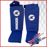 Mongkol Soft Shin Guards Blue