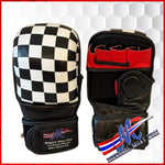 Mongkol Muay Thai Real Leather MMA Shooter Sparring Gloves