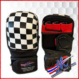 Mongkol Muay Thai Real Leather MMA Shooter Sparring Gloves