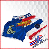 Thai Flag Hunter Muay Thai Shorts – Blue