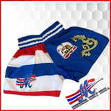 Thai Flag Hunter Muay Thai Shorts – Blue