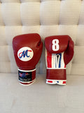 Mongkol Boxing gloves Red burgundy 16oz