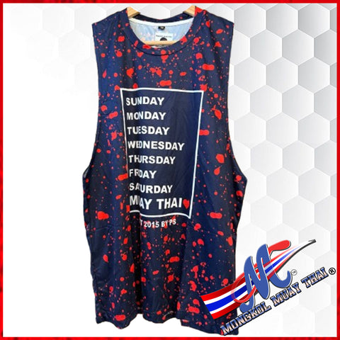 Mongkol Muay Thai "Sunday to Saturday" Tank Top – Train Hard, Every Day of the Week