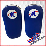 Mongkol Thai Kick Pads Blue and White