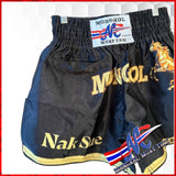 Mongkol Muay Thai Nak Sue Shorts – Black (Zipper Pocket Edition)