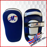 Mongkol Thai Kick Pads Blue and White