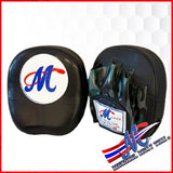 Black and Dark Green Camo Muay Thai Focus Mitts