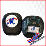 Black and Dark Green Camo Muay Thai Focus Mitts