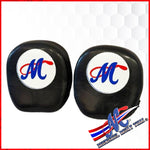 Black and Dark Green Camo Muay Thai Focus Mitts