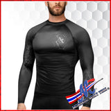 Hayabusa Geo Long Sleeve Rash Guard Grey