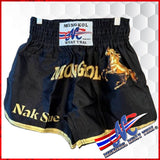 Mongkol Muay Thai Nak Sue Shorts – Black (Zipper Pocket Edition)