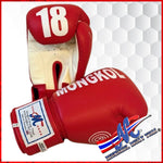 Mongkol Boxing gloves Red 14oz Velcro Closure, NEW