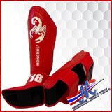 Red Scorpion Mongkol Shin guards 