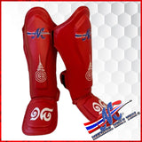 signature collection Shin guards Red