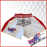 Mongkol Muay Thai Shorts Mel White Red