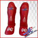 signature collection Shin guards Red