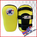 Mongkol Thai Kick Pads yellow black