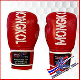 Mongkol Signature Red Boxing Gloves #85 16oz.