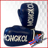 Mongkol Signature Series Blue Boxing Gloves 16oz.