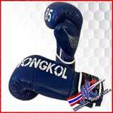 Mongkol Signature Series Blue Boxing Gloves 16oz.