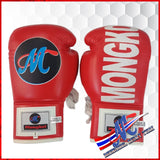 Mongkol Boxing Gloves- Red Lace Up #5**